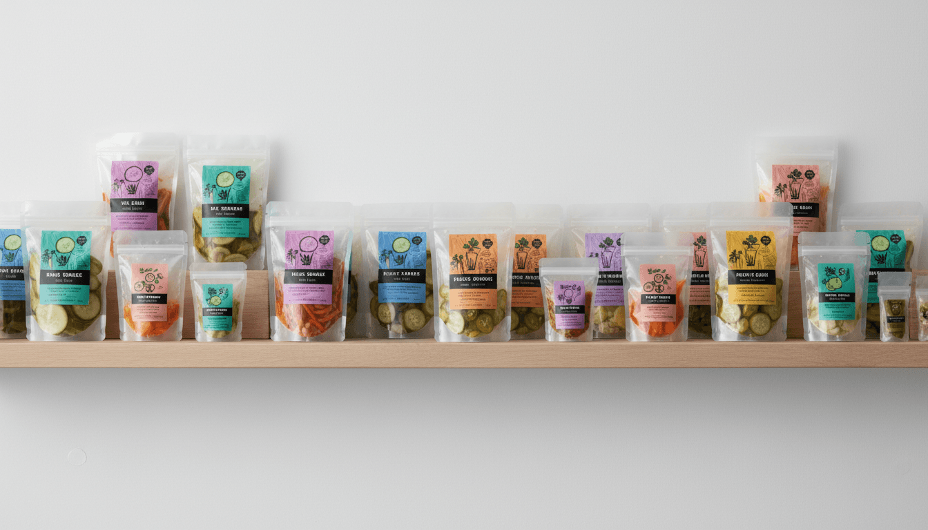 Selection of ingredient-free snack bars and packets