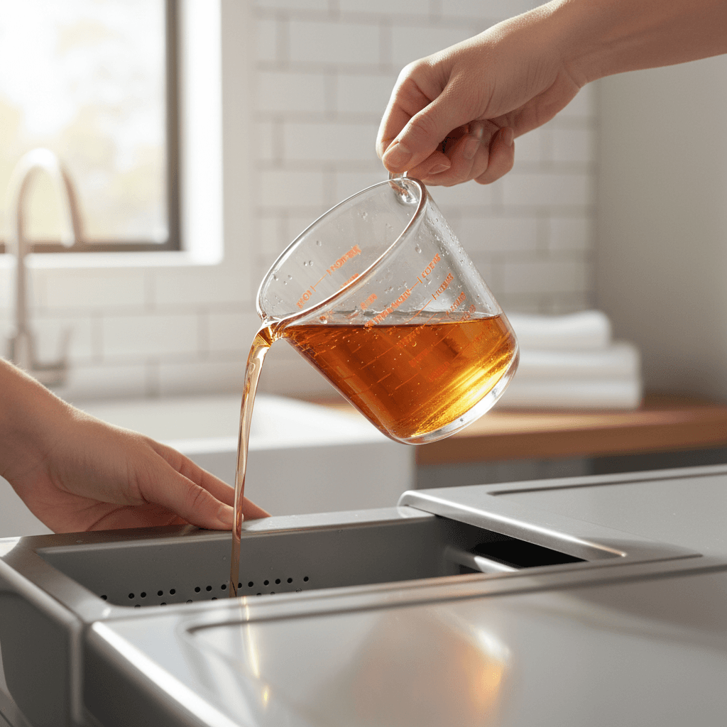 Eco-friendly cleaning product with home essentials